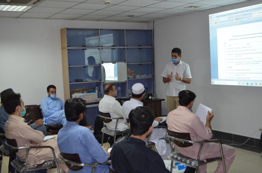 Capacity Building Training Session for Clinical Management of COVID19